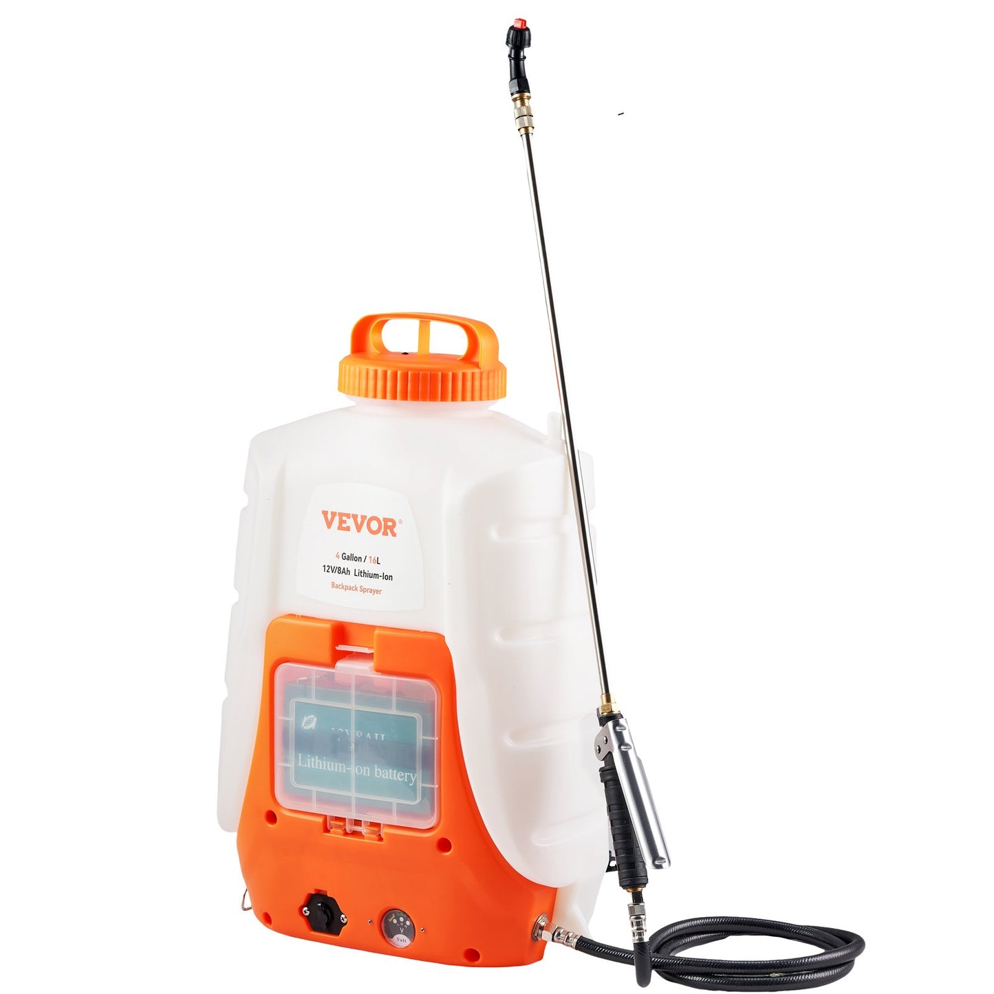 Battery Powered Backpack Sprayer 15.1 L Tank 0-90 PSI Adjustable Pressure