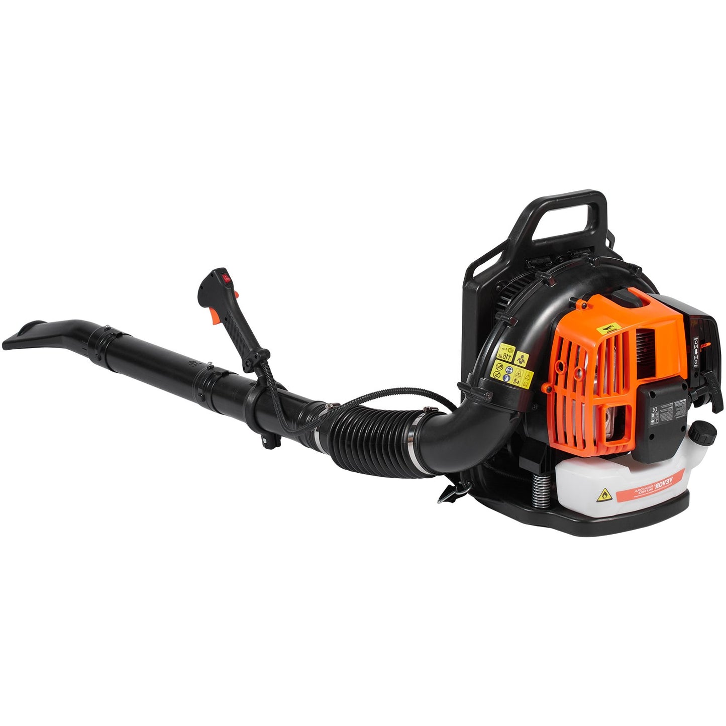 Backpack Leaf Blower, 63CC 2-Cycle Gas Leaf Blower with 1.89L Fuel Tank, 1110CFM Air Volume 220MPH Speed, Ideal for Lawn Care, Leaf Cleaning, and Snow Removal