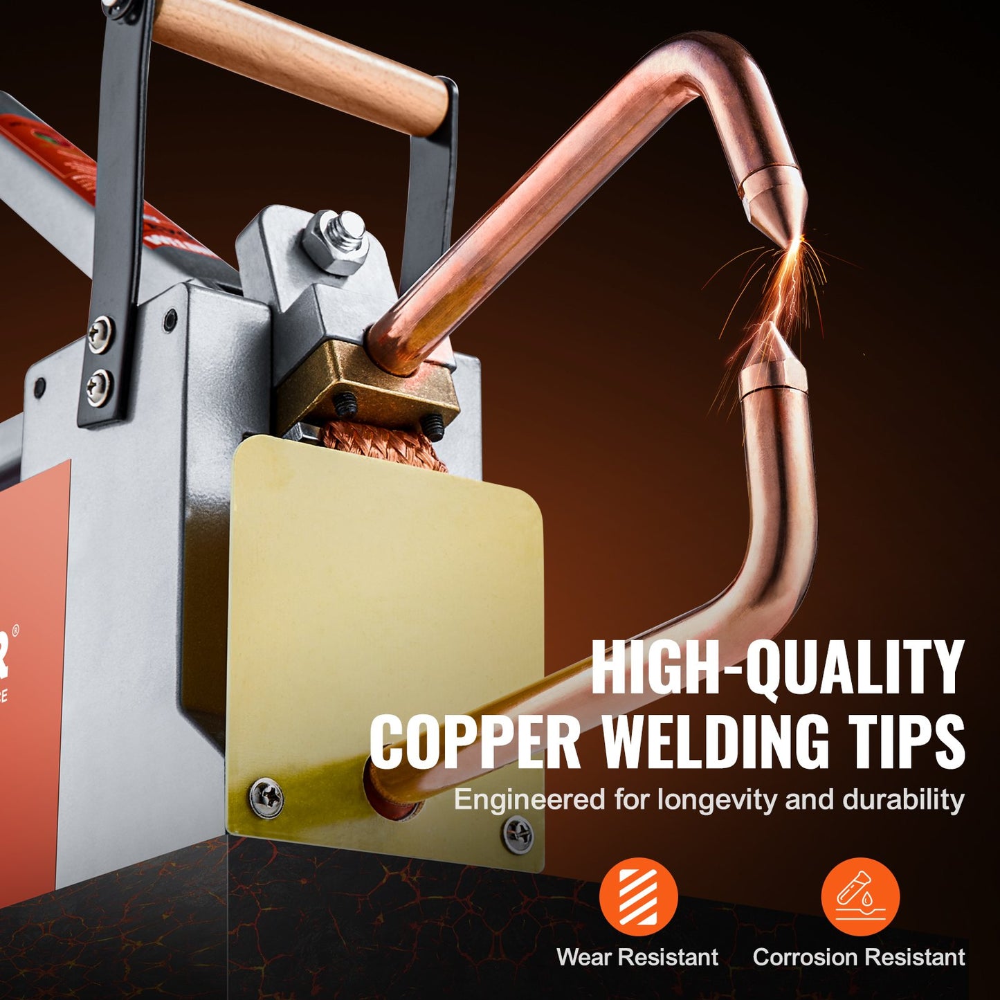 Portable Spot Welder, 1/8-inch Thick Spot Welder Machine with 1.5KVA Input Capacity, Handheld Welding Tip Gun Metal Sheet Spot Welding Machine for Carbon Steel, Stainless Steel, Aluminum Sheet