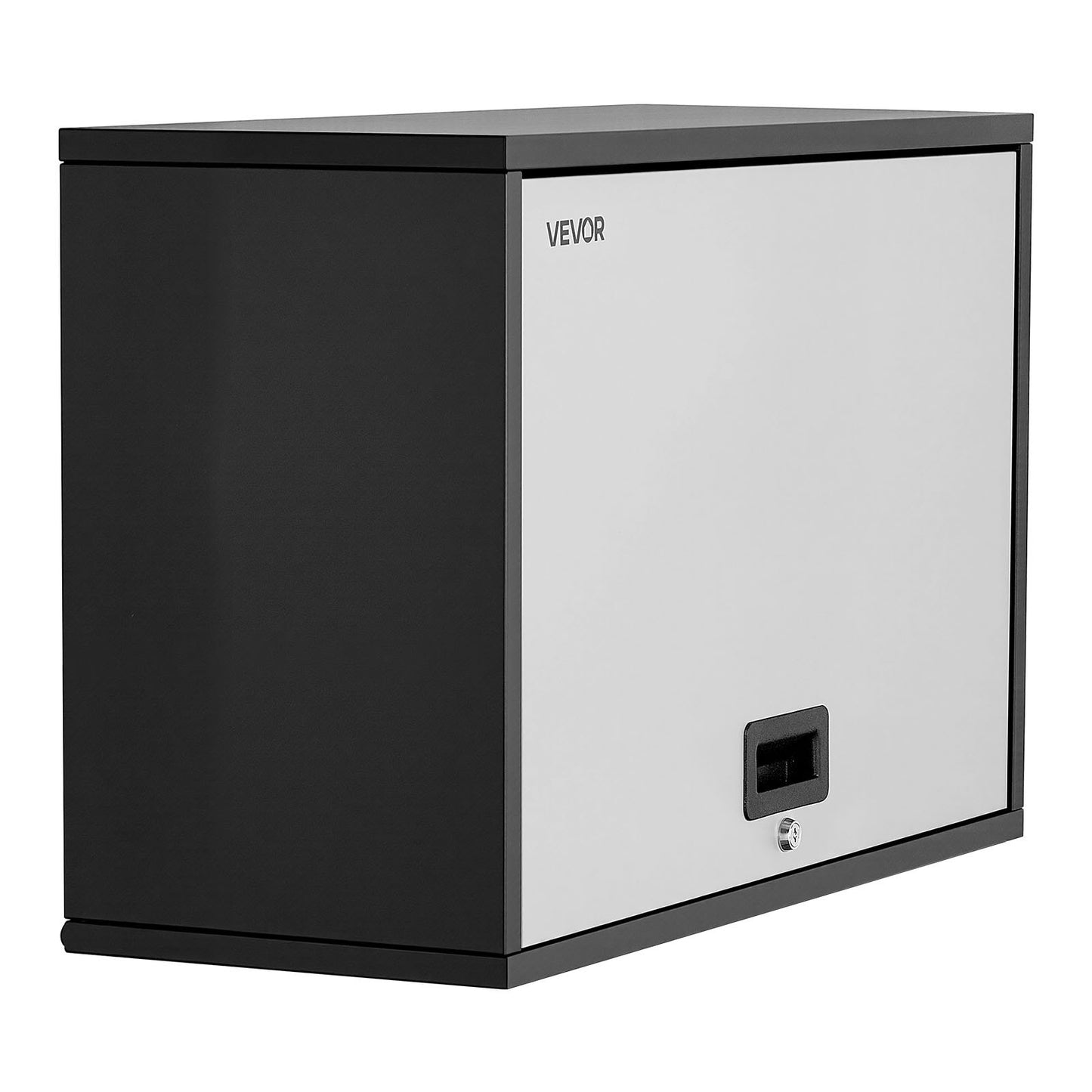 Metal Wall Cabinet, 77W x 30.5D x 50H cm, Floating Garage Tool Cabinet with Up-Flip Door and Shelf, 108.9 kg Load Capacity, Fit for Garage, Basement, Kitchen, Warehouse Assembly Required