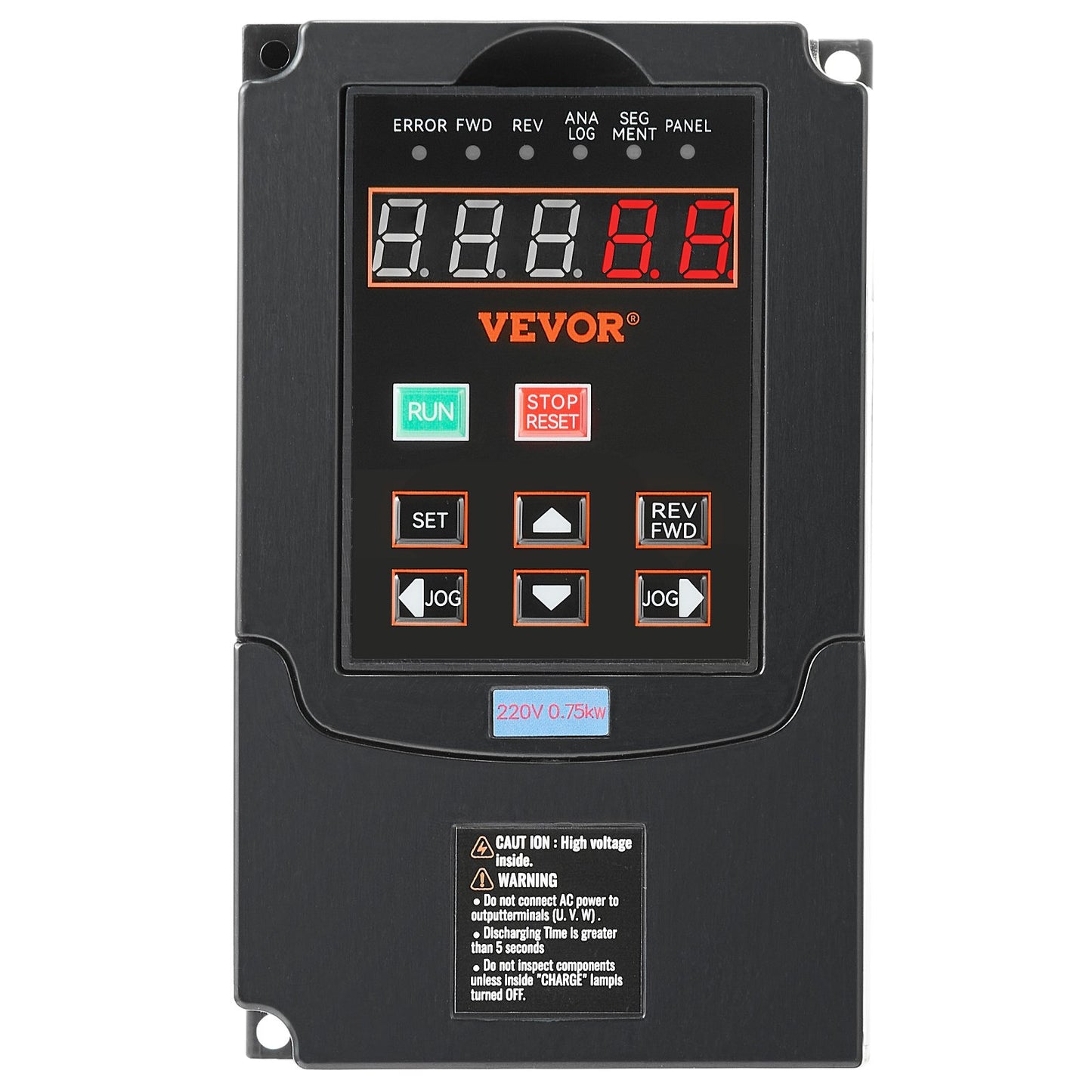 VFD 1HP, 0.75KW, 3.5A, 1 or 3 Phase 220V Input to 3 Phase 220V Output Variable Frequency Drive, 40-60Hz Input, 0-400Hz Output VFD for Spindle Motor CNC Speed Control