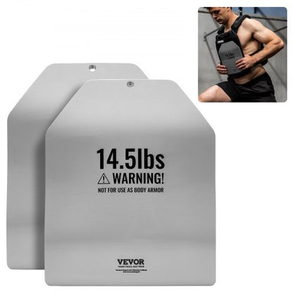 Curved Weight Vest Plates, 14.5 LB Pairs, Premium Steel Weighted plates, Contoured Ergonomic Fit – WODs, Additional Weight for Weight Vests, for Strength Training, Running, Heavy Workouts