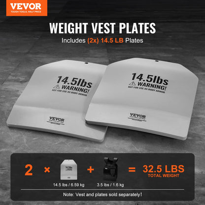 Curved Weight Vest Plates, 14.5 LB Pairs, Premium Steel Weighted plates, Contoured Ergonomic Fit – WODs, Additional Weight for Weight Vests, for Strength Training, Running, Heavy Workouts
