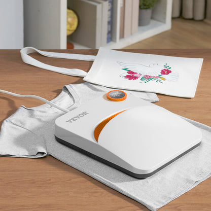 Heat Press 30.5 cm x 25.4 cm Portable Easy Press Sublimation Transfer DIY T-shirt