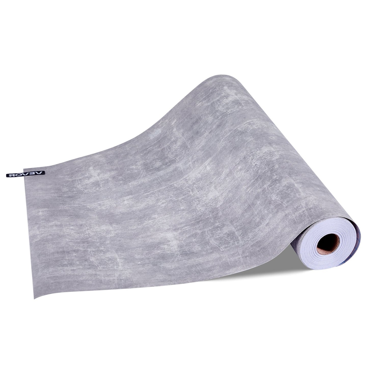 Peel and Stick Wallpaper, 40cm x 15m Contact Paper Waterpoof Self Adhesive, Easy to Clean Wall Decorative Vinyl Roll for Bedroom Kitchen Office Bathroom,Dark Gray Industrial Style