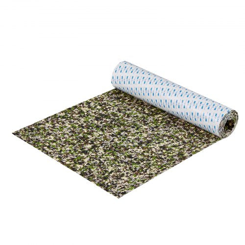 Bootsbodenbelag, EVA-Schaum-Bootsdeck 94,5" x 23,6", rutschfester, selbstklebender Bodenbelag, 31,1 Quadratfuß, 2 Rollen Marineteppich für Boote, Yachten, Pontons, Kajakdecks