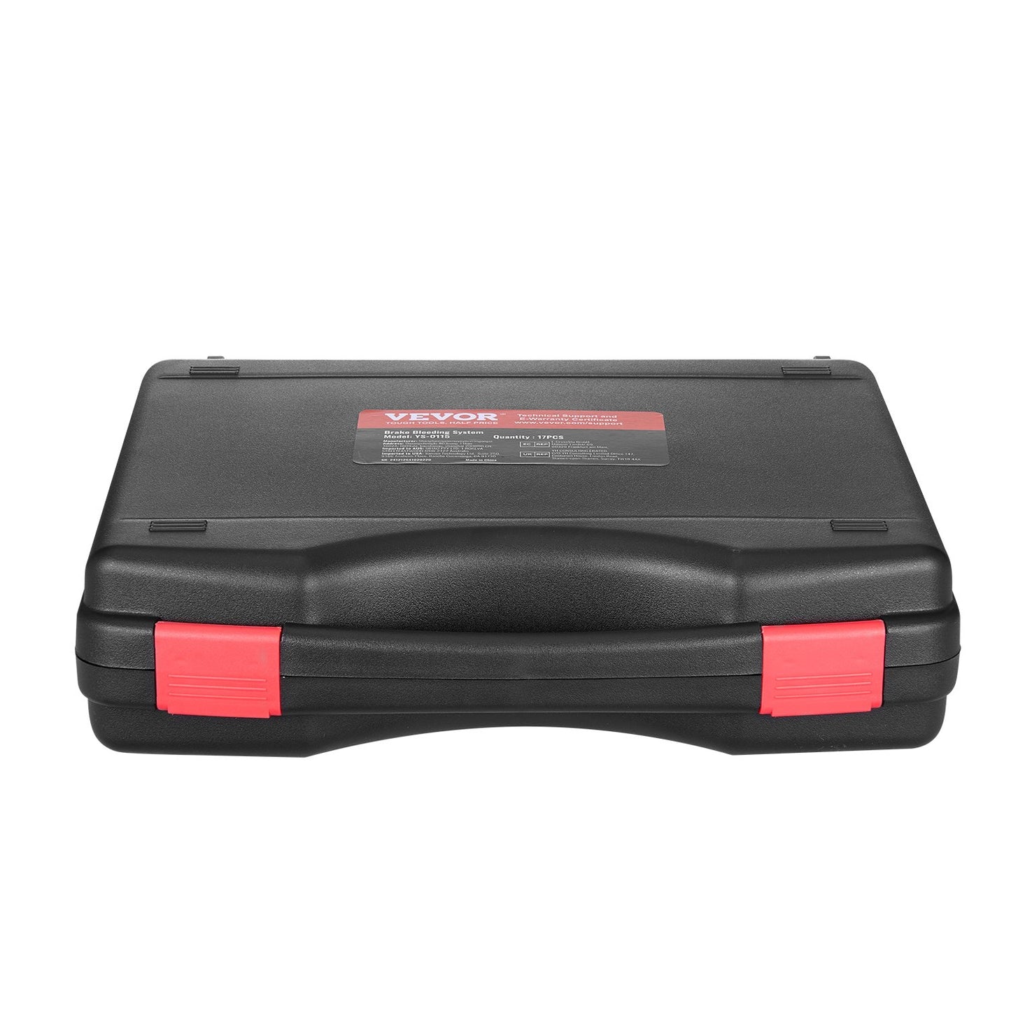 Brake Master Bleeder Kit, 17 Pcs, Professional Brake Bleeder Adapter Set with Complete Kit & Handle, Durable Brake Bleeder Adapter for Brake Fluid Filling Fit for Most New & Old Vehicles