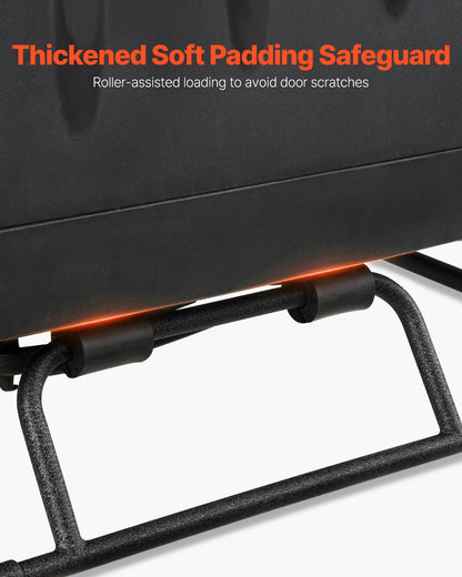 Hardtop Storage Cart, Moveable Sturdy Hard Top Cart, with 3-Adjustable Holes & Thickened Soft Padding, Hardtop Storage Rack with Powder Coating, Fit for Jeep Wrangler TJ, JK, JL