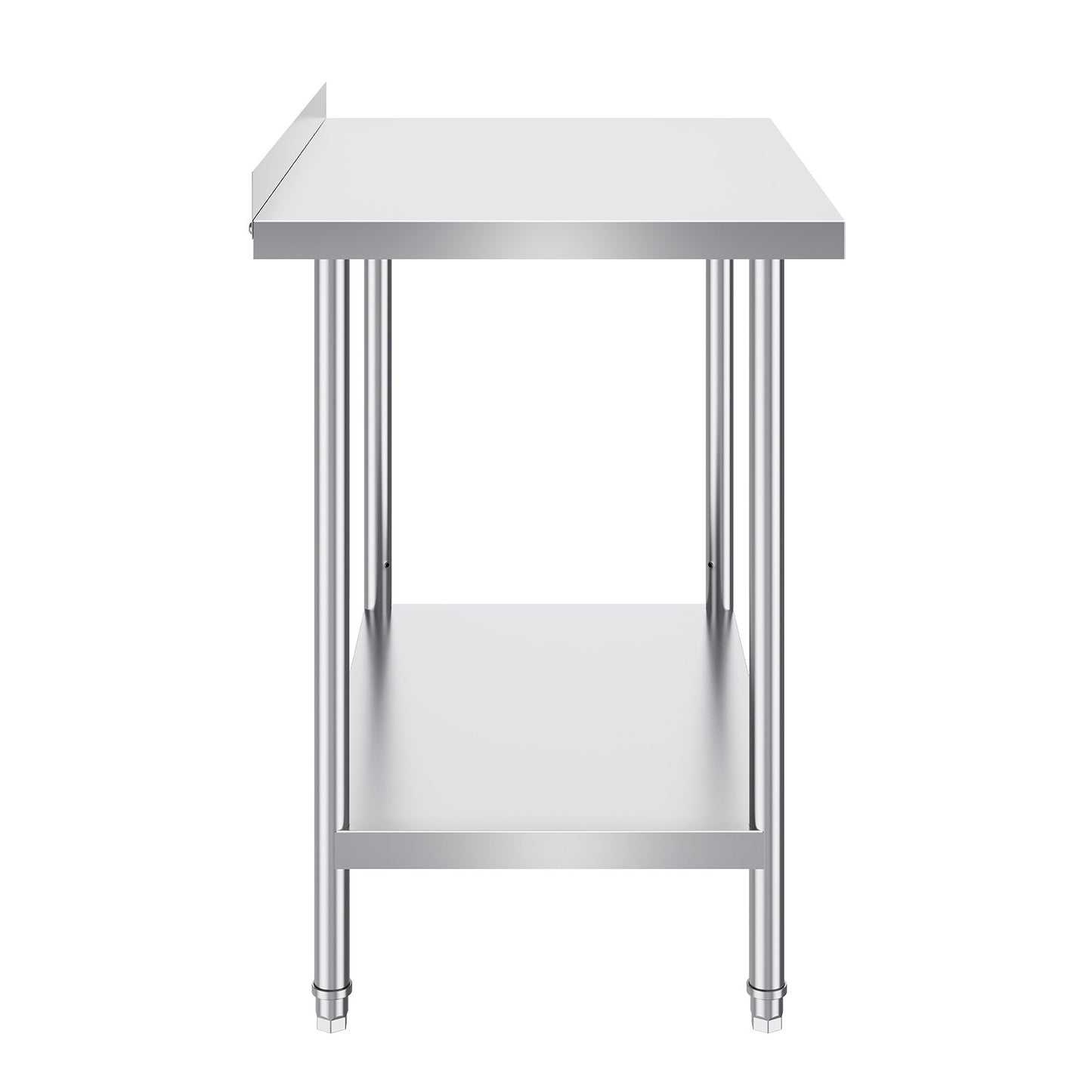 24 x 36 x 36 Inch Stainless Steel Work Table, Commercial Food Prep Worktable Heavy Duty Prep Worktable, Metal Work Table with Adjustable Height for Restaurant, Home and Hotel