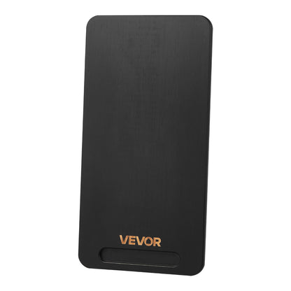 Appliance Slider, Medium 14.5 x 7.5-inch, Rolling Sliding Tray with Silent Rubber Wheels & Hollow Handle, Easy to Clean, Appliance Rolling Tray for Coffee Maker, Kitchen Countertop, Black