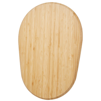 Mixer Slider, Oval 15.7 x 11.1-inch, Appliance Slider Compatible with Tilt Head 5.5-8 Qt Stand Mixer, PTFE Feet, Kitchen Countertop Storage Mover Sliding Tray, Natural Wood