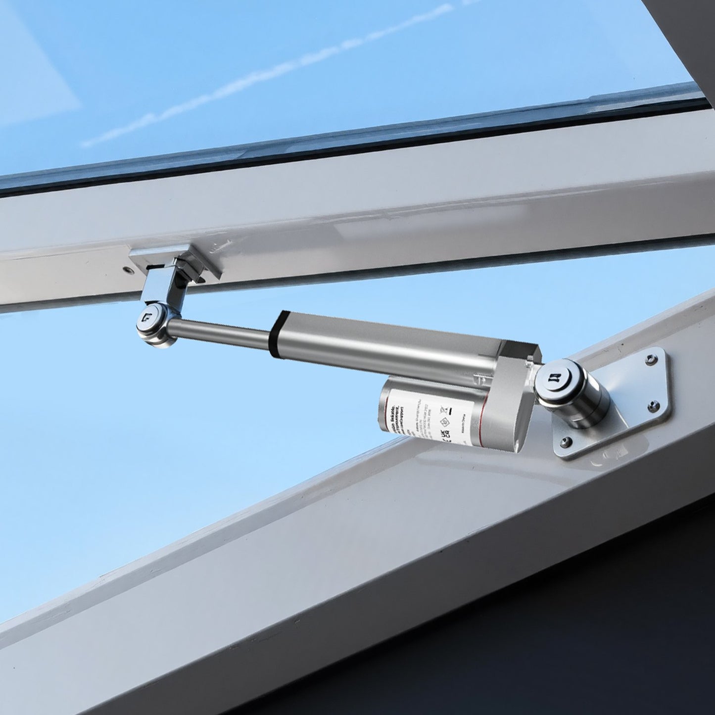 12V Linear Actuator, 101.6mm Stroke 15mm/s High-Speed 1000N Linear Motion Actuator - with IP54 Protection & Mounting Bracket for Lift Desk, Recliner Chairs, Window Door Opener