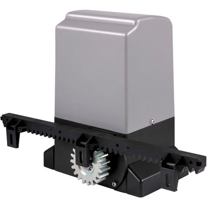 Sliding Gate Opener, 1800 KG 8 m, Automatic Sliding Gate with 4 Remote Controllers & APP Control, Electric Rolling Driveway Slide Gate Motor, Complete Gate Operator Hardware Security System Kit