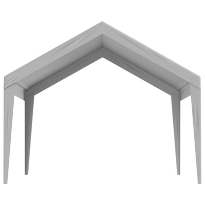 Carport Replacement Canopy Cover 12 x 20 ft, Garage Top Tent Shelter Tarp Heavy-Duty Waterproof & UV Protected, Easy Installation with Ball Bungees,Grey (Only Top Cover, Frame Not Include)