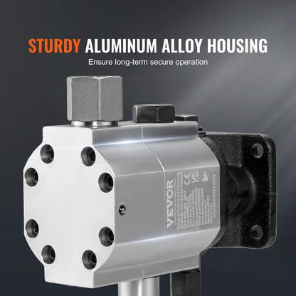 Hydraulic Log Splitter Pump, 13GPM, 2 Stage 3000PSI Wood Log Splitter Pump, 1'' Inlet 1/2'' NPT Outlet 3600 RPM Aluminum Hydraulic Gear Pump, for Small Engine Mounting Log Splitters Snowplow