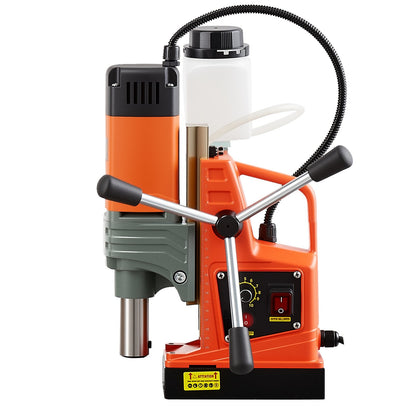 Magnetic Drill Press, 1350 W, 50 mm Boring Diameter, 12500N Power Portable Mag Drill Press, 0–800 RPM Adjustable Speed, with Weldon Shank, for Metal Surface, Industrial and Home Improvement