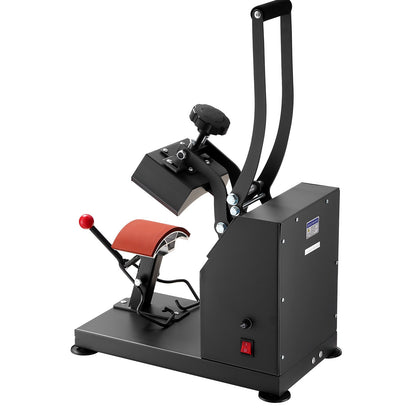 Hut-Heißpresse 5,5 x 3,5 Zoll (14 x 9 cm), 600 W, professionelle Transferpresse für Hüte und Mützen, 12.000 Stunden Lebensdauer, digitaler LCD-Timer und Temperaturregelung