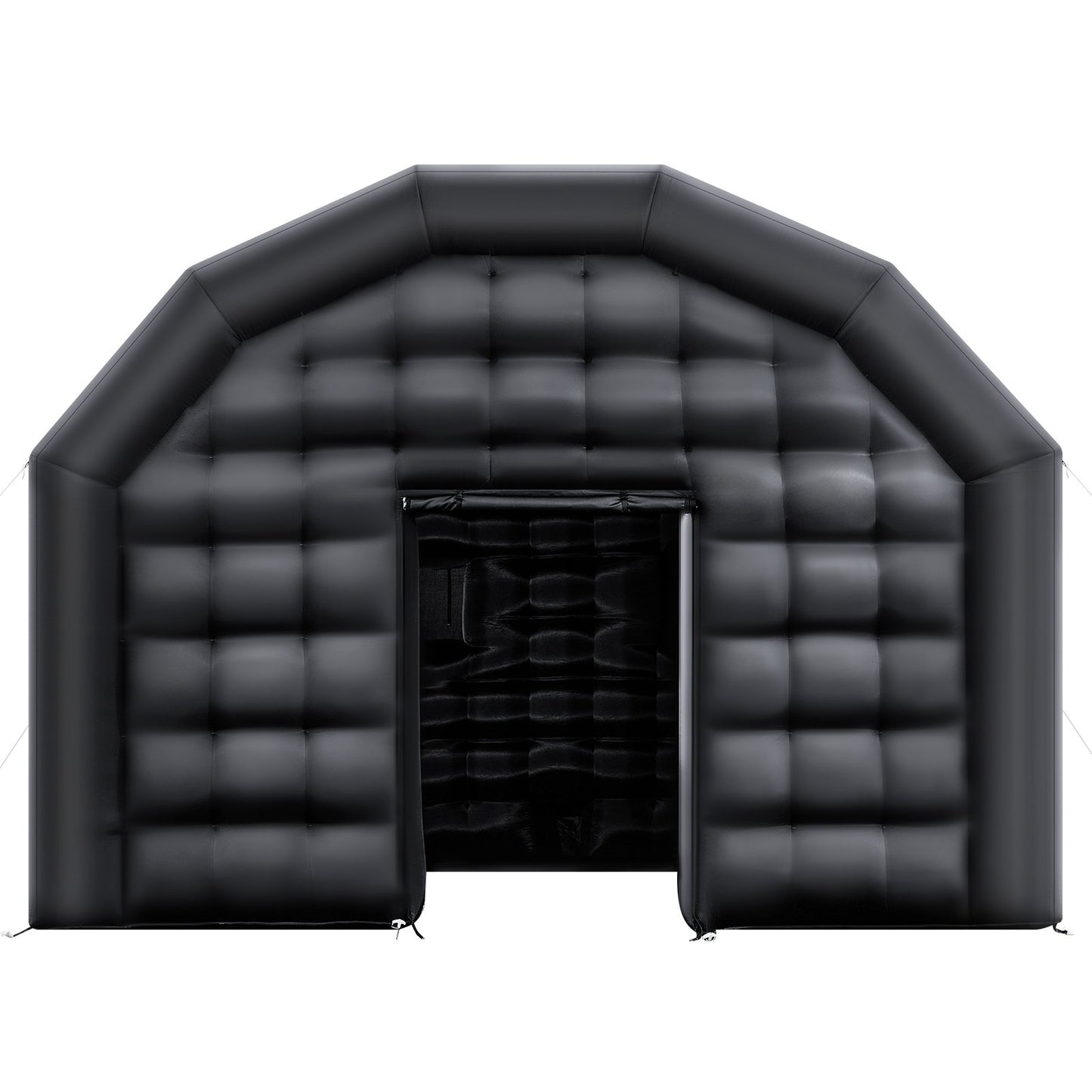 Inflatable Nightclub, 5.4 x 5 x 4.2 m Inflatable Party Tent with 680W Blower & Sandbag, Ventilated Blow up Night Club with 2 Windows, Air Cube House for Event Birthday Wedding Party