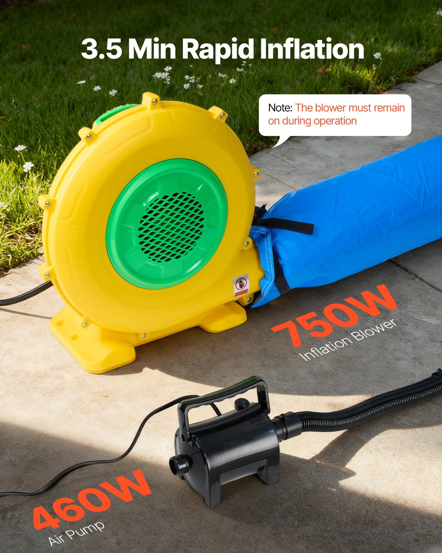 Inflatable Paint Booth, 4 x 3 x 2.8 m, Inflatable Spray Booth with 750W Powerful Blower and Air Filter System, Triangular Roof, for Painting Bicycle, Motorcycle, Automotive Sheet Metal