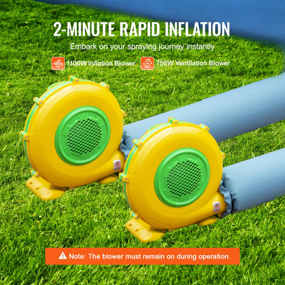 Inflatable Paint Booth, 32.8 x 21 x 14.8 ft/10 x 6.4 x 4.5 m Inflatable Spray Booth, with 1100W+750W Powerful Blowers and Air Filter System, Portable Car Paint Booth for Large Truck, Large Van, Large Machinery