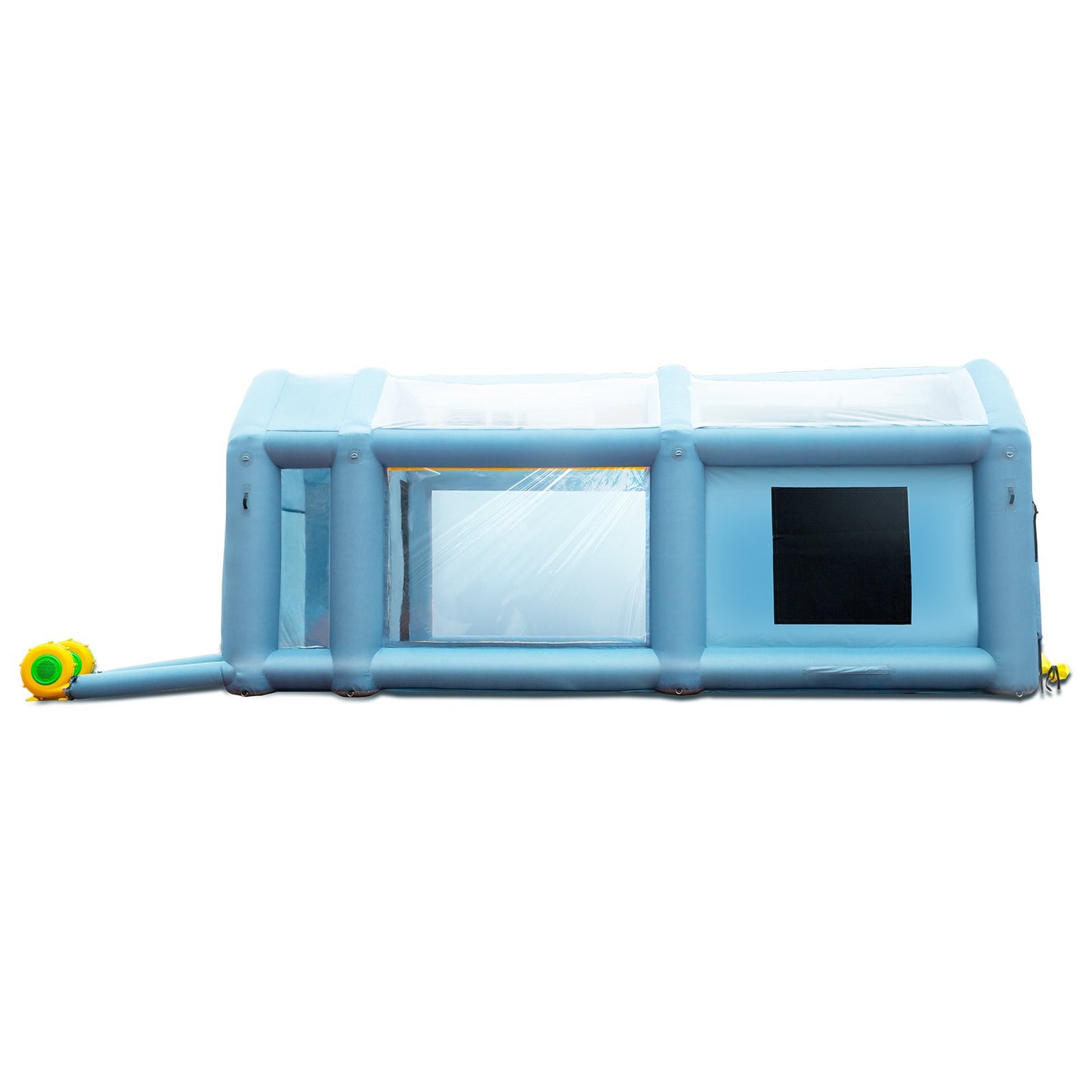 Inflatable Spray Booth Car Paint Tent 610 cm x 305 cm x 244 cm Filter System 2 Blowers