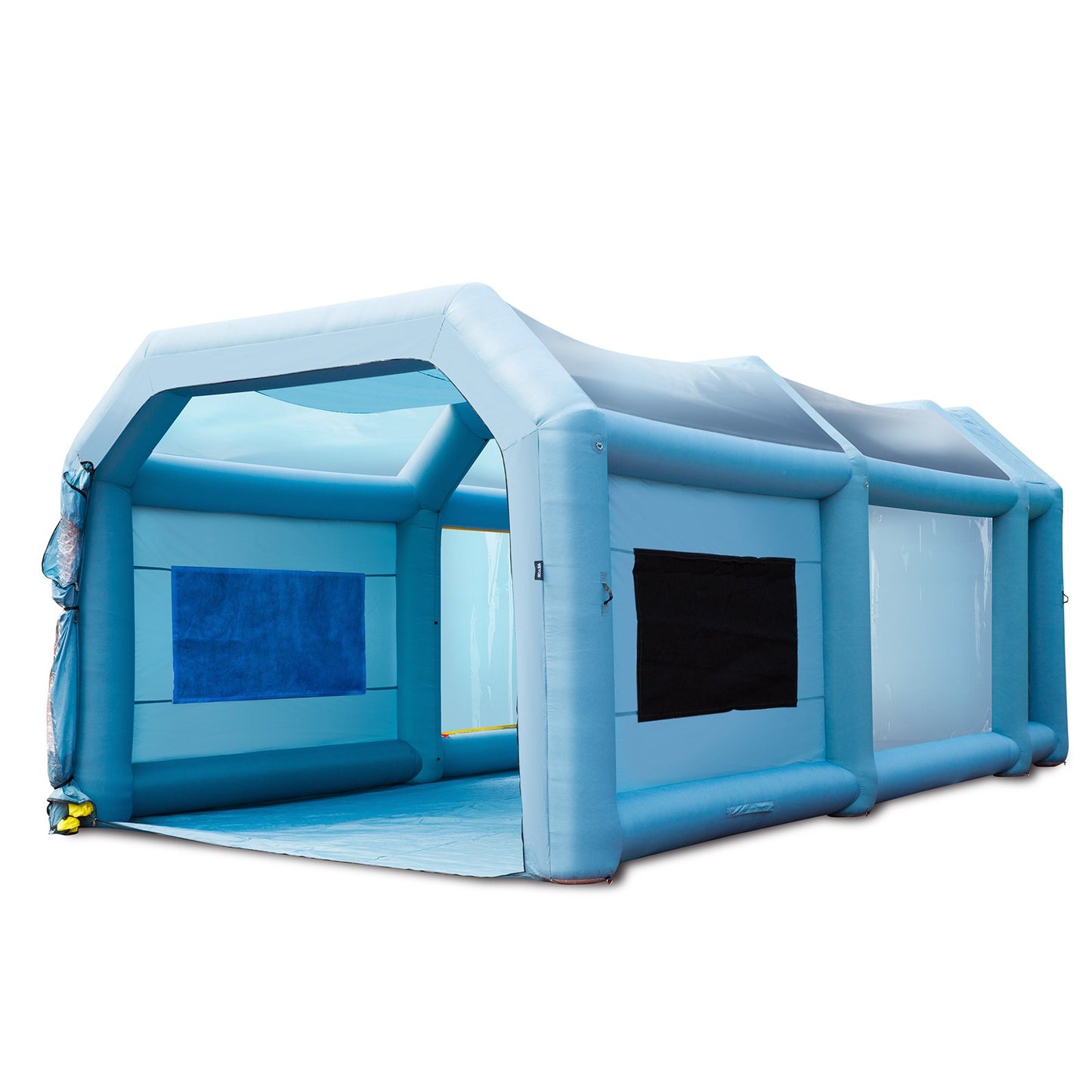 Inflatable Spray Booth Car Paint Tent 701 cm x 396 cm x 259 cm Filter System 2 Blowers