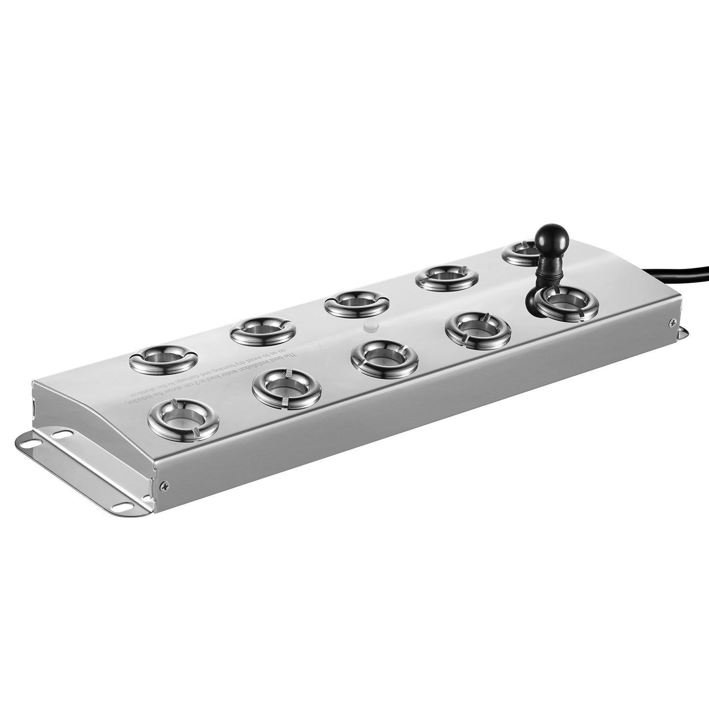 Ultrasonic Mist Maker 10 Head, 7000mL/H Ultrasonic Fogger, Mist Maker with 280W IP67 Waterproof Power Supply, Buoy, Replacement Discs, for Pond, Garden, Rockery, Greenhouse, Halloween Decoration