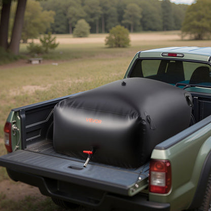 Water Storage Bladder 540L Large Capacity Water Bag, Portable & Collapsible Soft Waters Container, Leakproof & Tear-Resistant PVC Emergency Waters Storage Tank for RV Truck & Outdoor Use