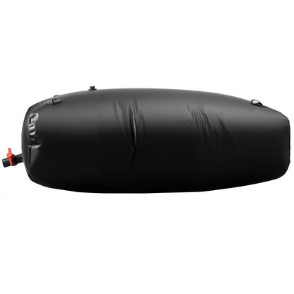Water Storage Bladder, 1000L Water Storage Container Tank, 1000D PVC Large Capacity Soft Bag Bladder, Collapsible Portable for Garden Irrigation, Camping, RV, Emergency Use - Black