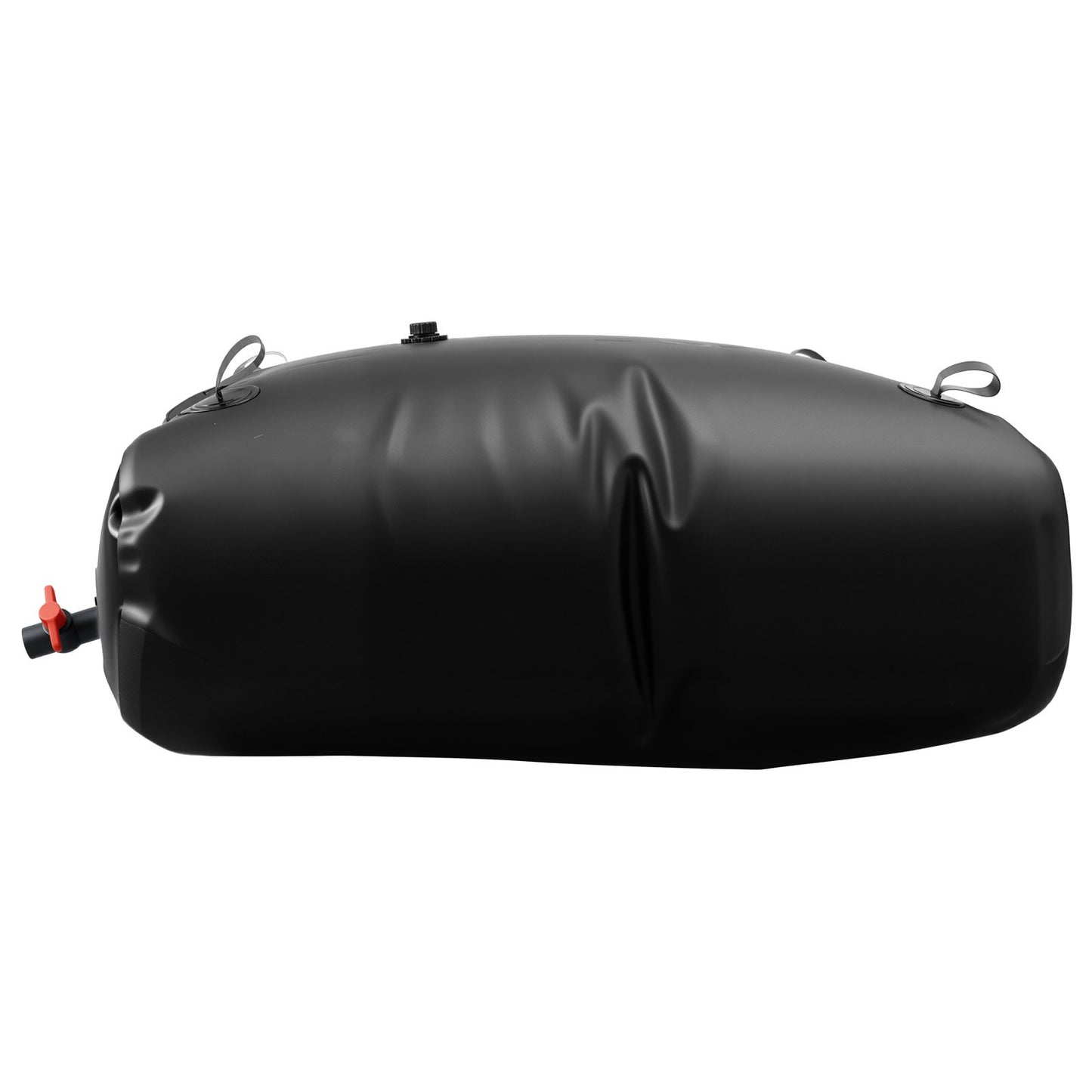 Water Storage Bladder, 330L Water Storage Container Tank, 1000D PVC Large Capacity Soft Bag Bladder, Collapsible Portable for Garden Irrigation, Camping, RVs, Emergency Use - Black