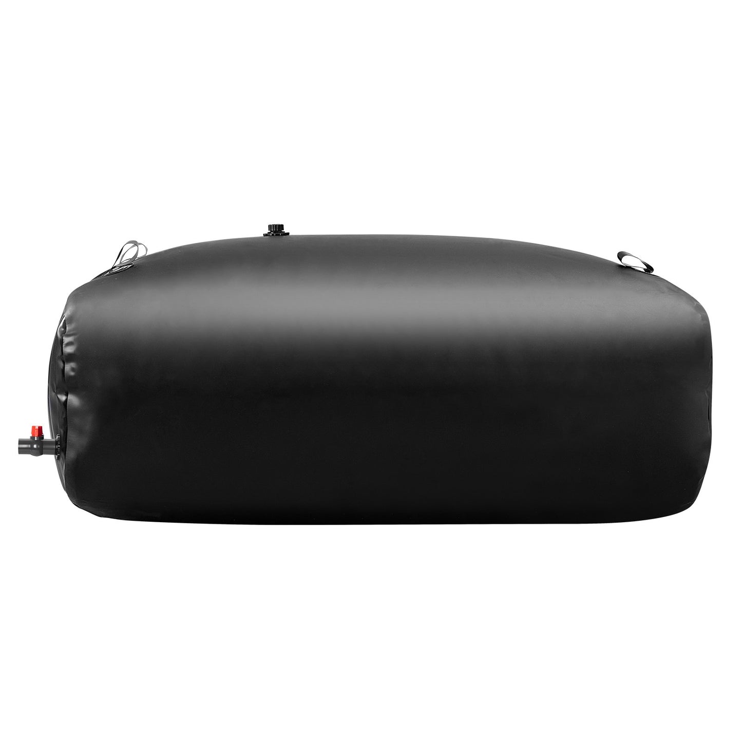 Water Storage Bladder, 540L Water Storage Container Tank, 1000D PVC Large Capacity Soft Bag Bladder, Collapsible Portable for Garden Irrigation, Camping, RV, Emergency Use - Black
