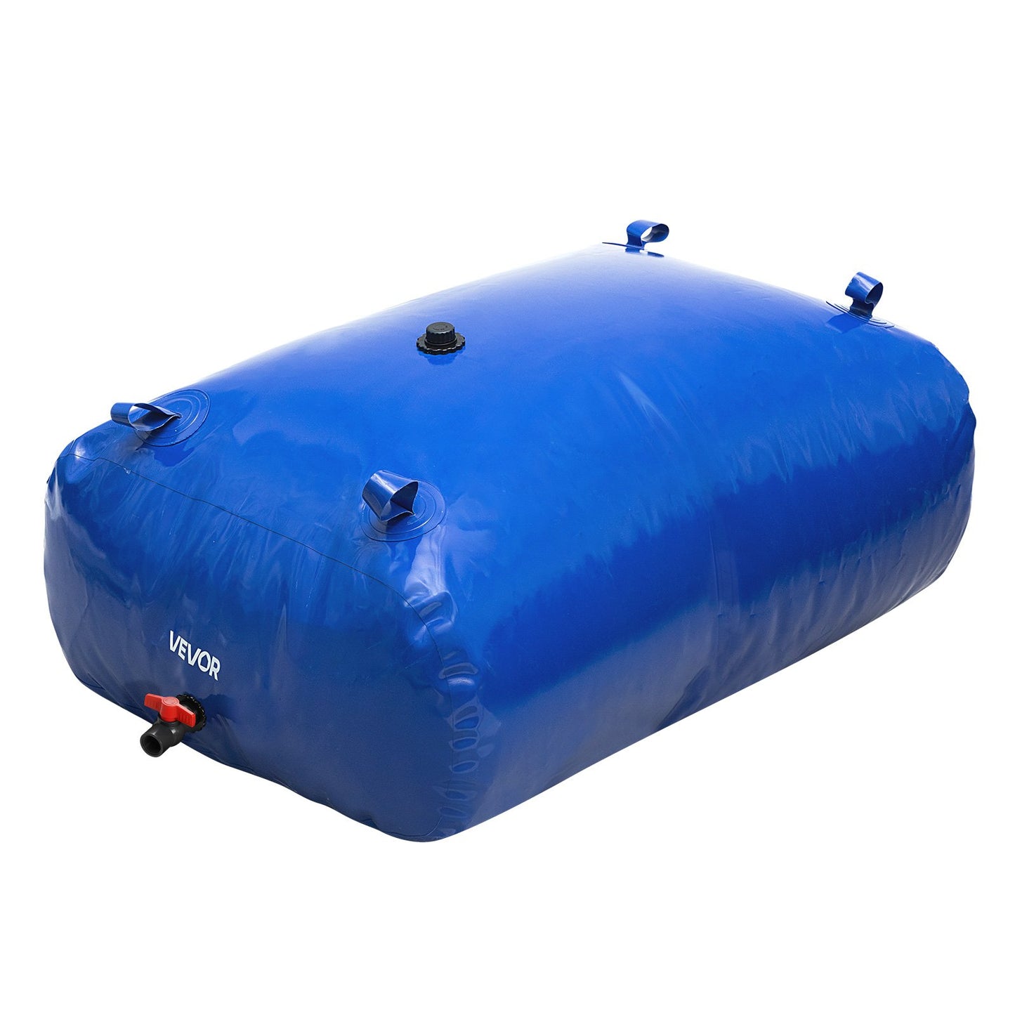 Water Storage Bladder, 330L Water Storage Container Tank, 1000D PVC Large Capacity Soft Bag Bladder, Collapsible Portable for Garden Irrigation, Camping, RVs, Fire Prevention (Blue)