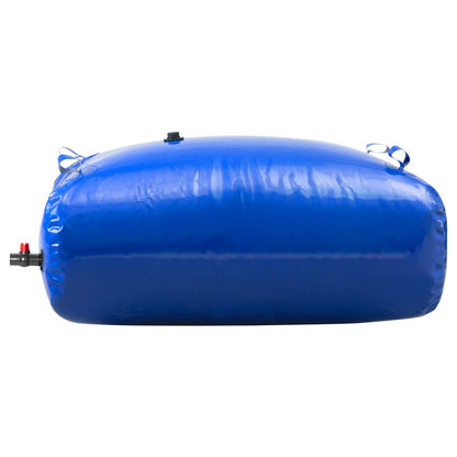 Water Storage Bladder, 330L Water Storage Container Tank, 1000D PVC Large Capacity Soft Bag Bladder, Collapsible Portable for Garden Irrigation, Camping, RVs, Fire Prevention (Blue)