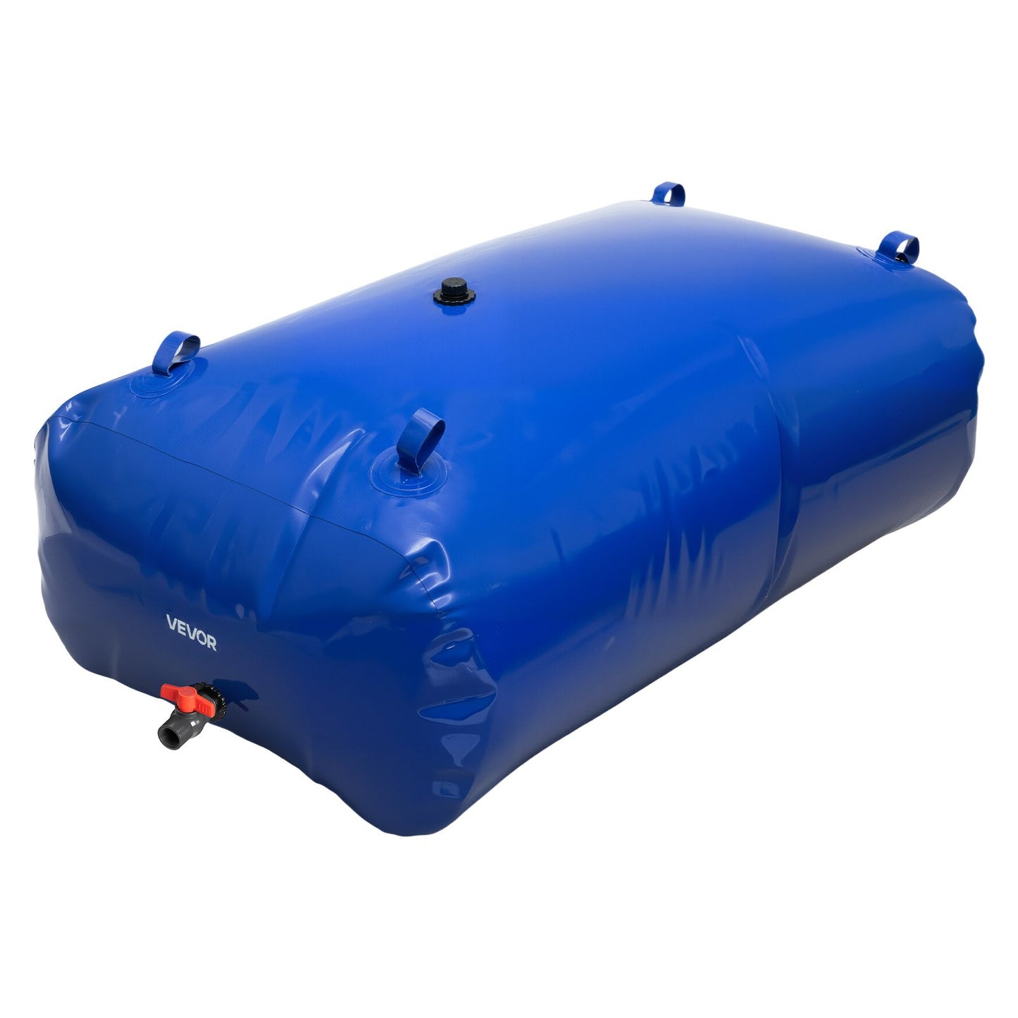 Water Storage Bladder, 540L Water Storage Container Tank, 1000D PVC Large Capacity Soft Bag Bladder, Foldable Portable for Garden Irrigation, Camping, RV, Fire Prevention - Blue