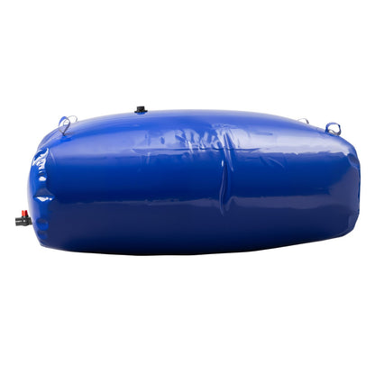 Water Storage Bladder, 540L Water Storage Container Tank, 1000D PVC Large Capacity Soft Bag Bladder, Foldable Portable for Garden Irrigation, Camping, RV, Fire Prevention - Blue
