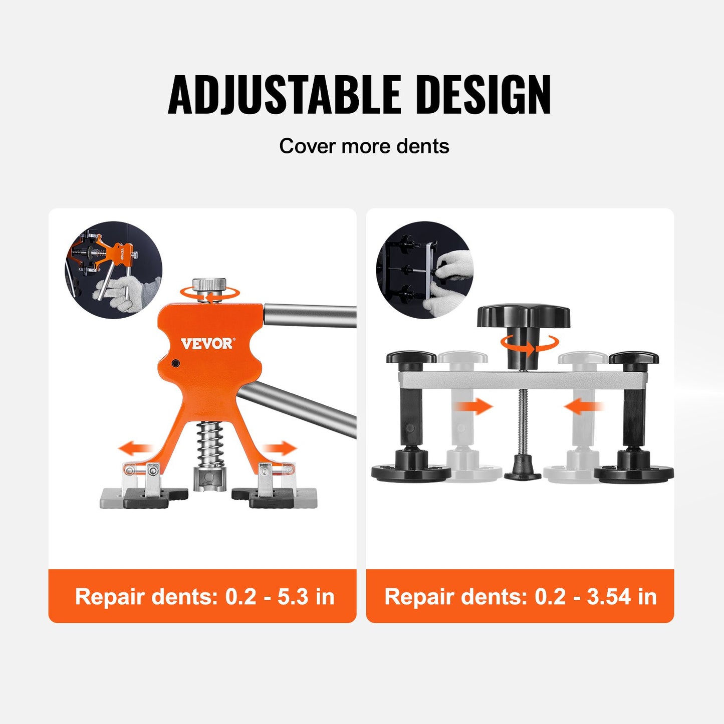 Car Body Dent Puller Bridge Lifter Tool Paintless Hail Remover Repair Kit