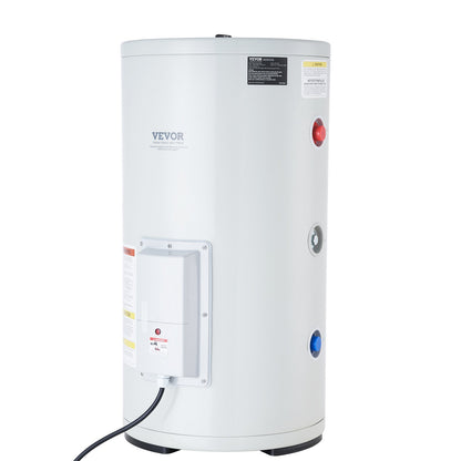 Electric Water Heater, 18 Gallon Tank Instant Hot Water Heater, 1.6Kw Tankless Water Heater w/ LED Display,Knob Control, IPX4 Waterproof Side Connection On Demand Heaters for Shower, Bath