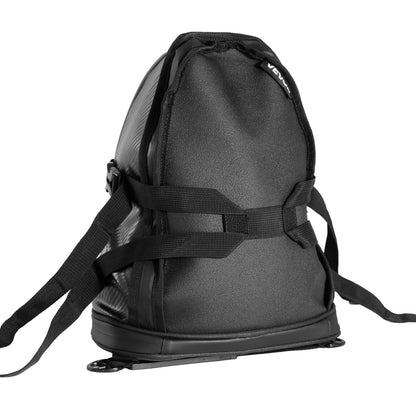 Motorcycle Tail Bag, 10 L Motorcycle Rear Seat Bag with Waterproof Rain Cover, Outdoor Sports Motorbike Luggage Storage Trunk Rack Backpack Handbag with Shoulder Strap and Inner Pocket, Black