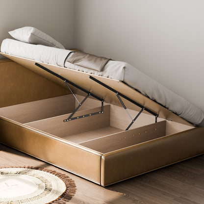 Bed Lift, 59x79 in Compatible Bed Size 265 lbs Load Bearing, DIY Wall Bed Mechanical Hardware Kit Vertical Deluxe, Pneumatic Lever Heavy Duty Bed Support, Folding Wall Bed for Guestroom