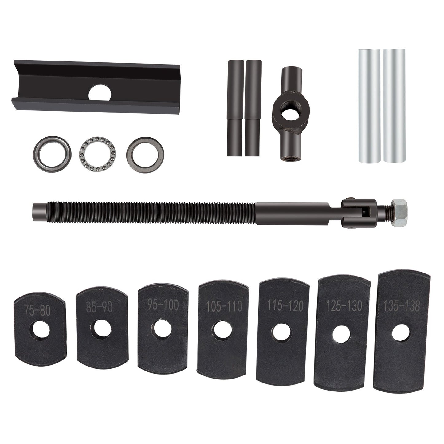 Liner Puller Cylinder Liner Puller, Diesel Engines Liner Puller Tool, Both Dry-Type and Wet-Type Fit Diameter of 75 mm-138 mm, Universal Cylinder Liner Puller Tool Set for Auto Repair