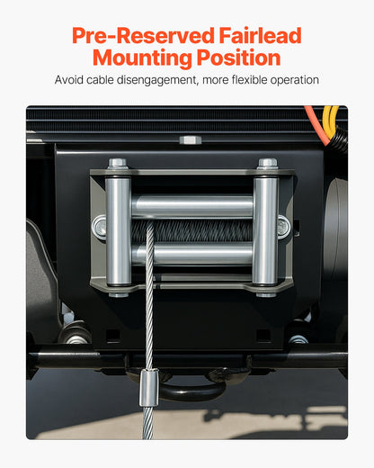 Seilwindenhalterung, Zugkraft 907–1633 kg, Anhängerkupplungs-Seilwindenhalterung für ausgewählte Polaris Sportsman Modelle (ab 2009), 2-Loch-Befestigung, pulverbeschichteter Stahl, geeignet für Wüstenrettung