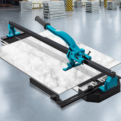 Tile Cutter 1 m Cutting Tool w/ Laser Guide Single Rail Double Brackets