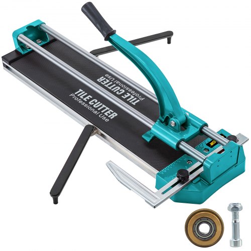 31 Inch/800mm Tile Cutter Double Rails & Brackets Manual Tile Cutter 3/5 in Cap with Precise Laser Manual Tile Cutter Tools for Precision Cutting
