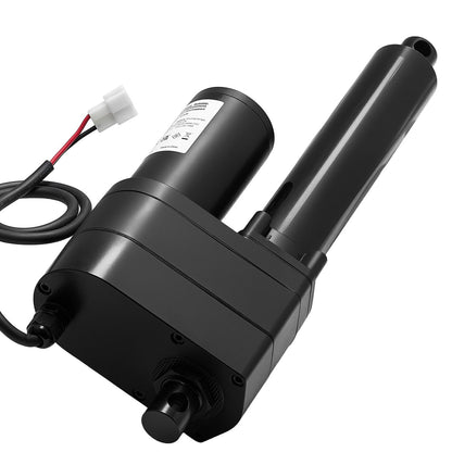12V Linear Actuator, 150mm Stroke Ultra Heavy-Duty 9000N Linear Motion Actuator, IP65-Rated 5mm/s with Mounting Brackets for Industrial Machinery Vessels, Heavy Lifting Systems
