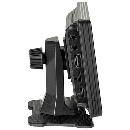 Wireless Car Stereo, 254 mm HD Portable Radio Touch Screen Compatible with Apple CarPlay and Android Auto, CarPlay Screen for Car with Voice Control, Mirror Link, Bluetooth, and GPS Navigation