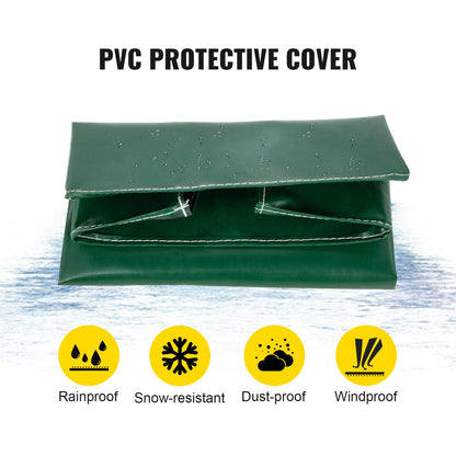 Brennholzregal, 2,44 m, für den Außenbereich, schwarzer Brennholzständer, Stahl-Holzregal für den Außenbereich, Brennholzhalter mit einer Tragkraft von 590 kg, Brennholzregal mit Abdeckung und Kaminbesteck