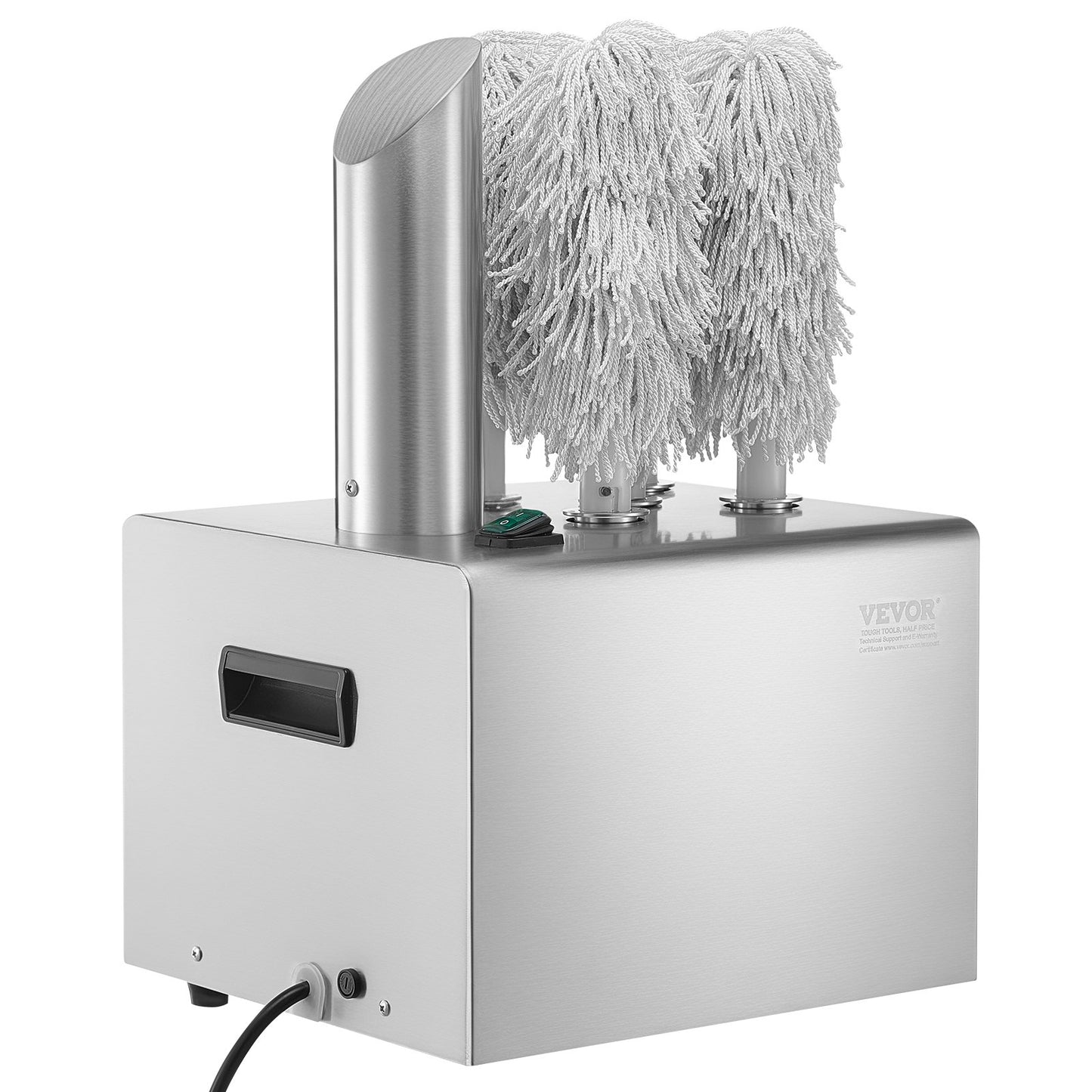 Weinglaspoliermaschine, 5-Bürsten-Glaspoliermaschine, 330 Tassen/Stunde, elektrische Gewerbe-Glaspoliermaschine für Champagnergläser, Biergläser, Krüge, ideal für Bars, Restaurants und Küchen