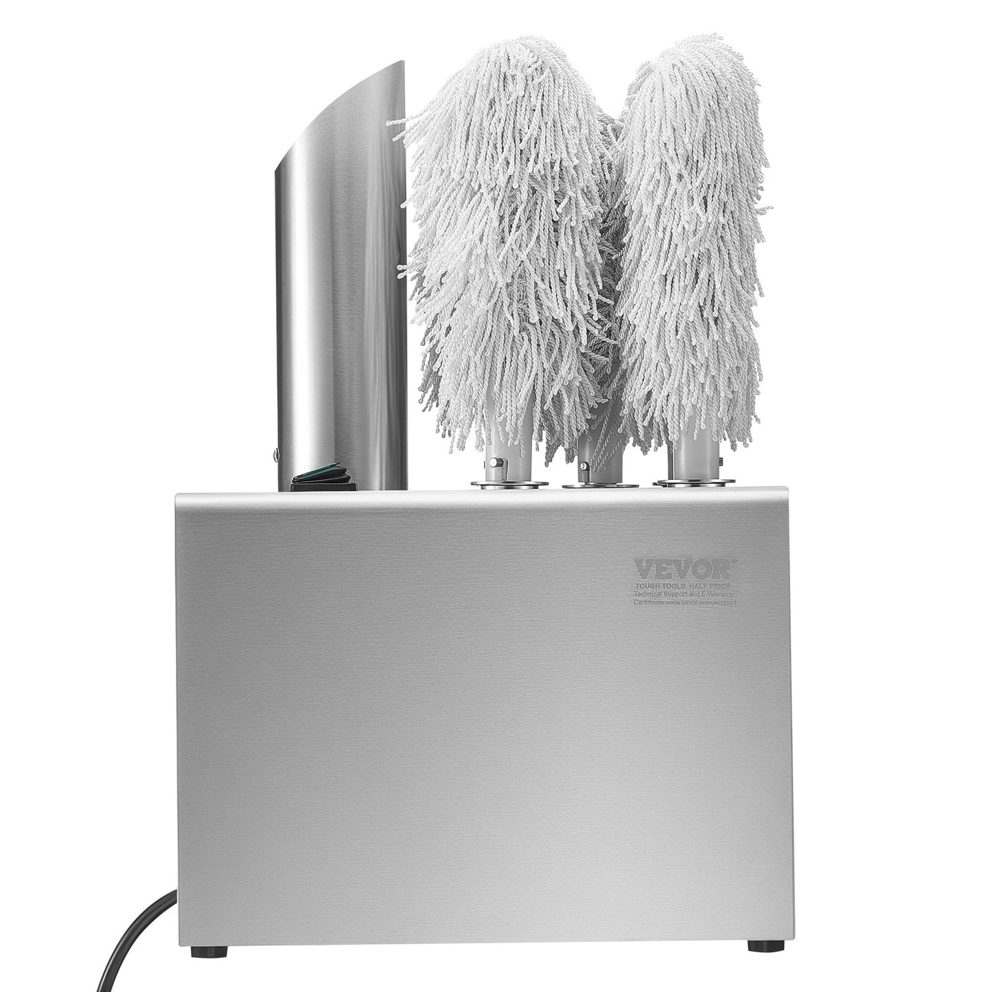 Weinglaspoliermaschine, 5-Bürsten-Glaspoliermaschine, 330 Tassen/Stunde, elektrische Gewerbe-Glaspoliermaschine für Champagnergläser, Biergläser, Krüge, ideal für Bars, Restaurants und Küchen