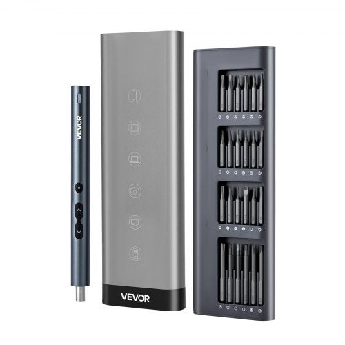 Electric Precision Screwdriver Set, 48 Magnetic Bits, Mini Electric Screwdriver with Magnetic Storage Box, S2 Steel Bits, LED Light, Type-C Charging, for Phone, Laptop, and Electronics Repair