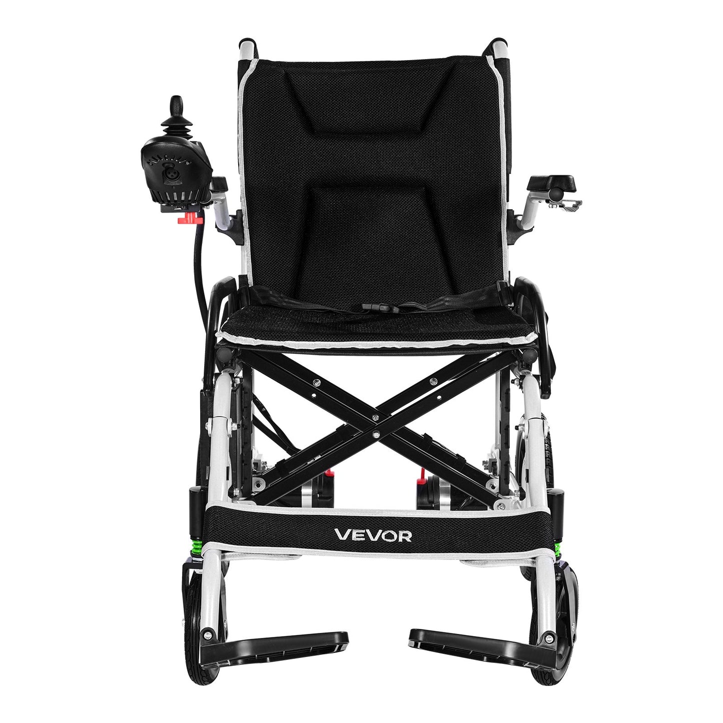 Electric Wheelchair for Adults, 100kg Capacity, Foldable & Lightweight Motorized Wheelchair, 19.3km Long Travel Range, All-Terrain Powered Chair, Portable for Seniors & Disabled